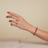 Orange sanguine | Bracelet Gemmy Bear | Cornaline x Argent